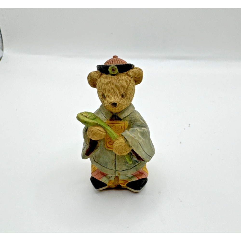 Lot of 3 Miniature Resin Bear Figurines - Picture 3 of 4